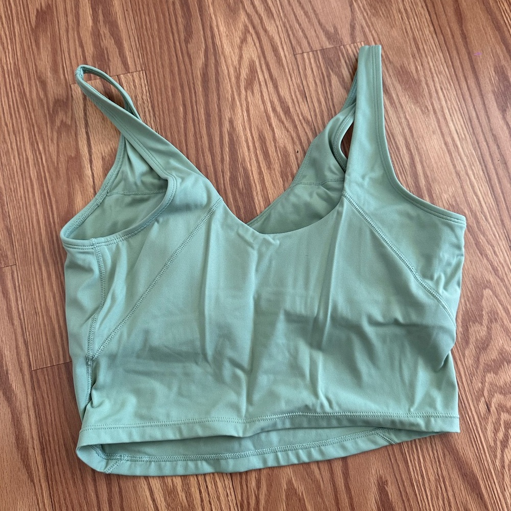 Green Women's Gym Top